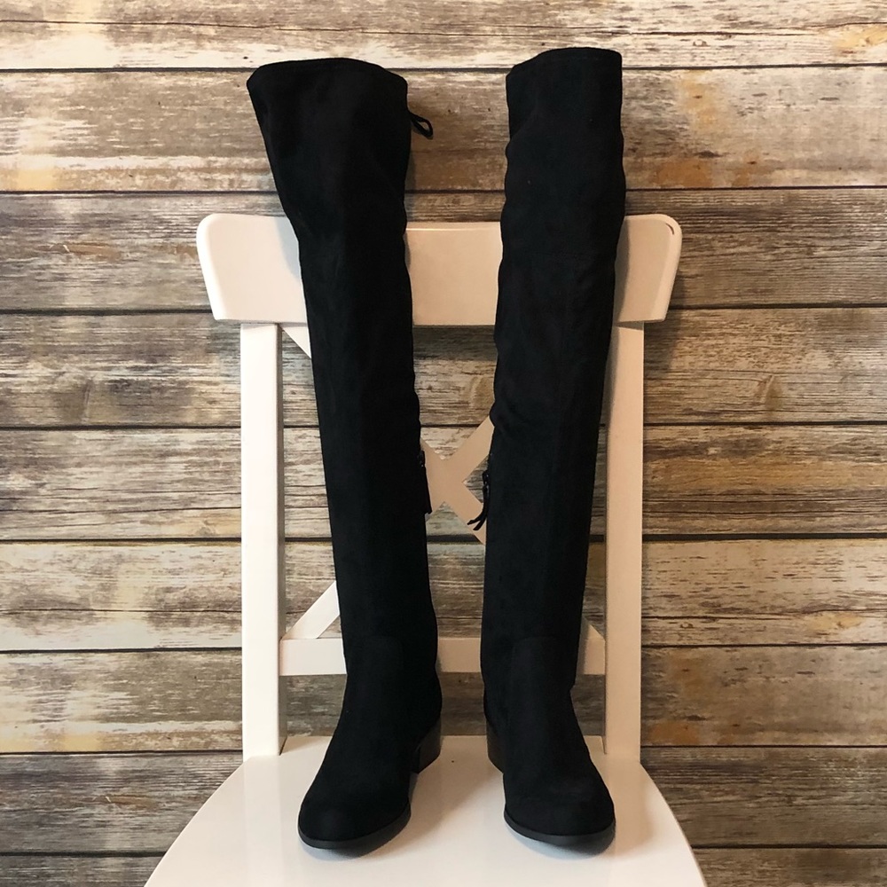 Charles by Charles David “Gannon” corset OTK boots